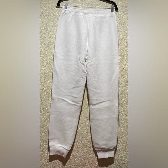 Bandier NWT Les Sports joggers in White Front Pockets Mid Rise Relaxed Fit S - Picture 10 of 13